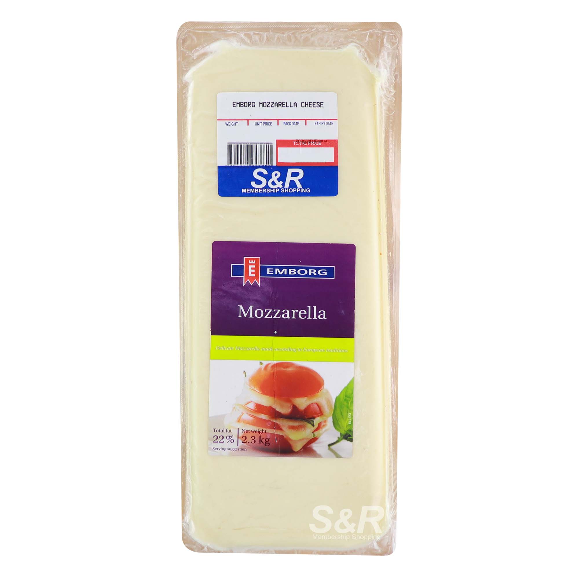 Emborg Mozzarella 2.3kg Emborg Mozzarella 2.3kg